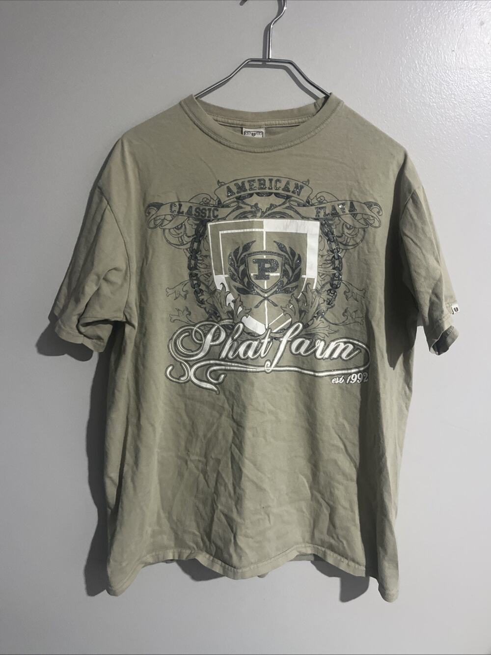 Vintage Y2K Phat Farm Classic T-Shirt XLarge XL Hip Hop Streetwear Gangsta Tee